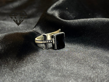 Orange Diamond Zulfiqar Ring