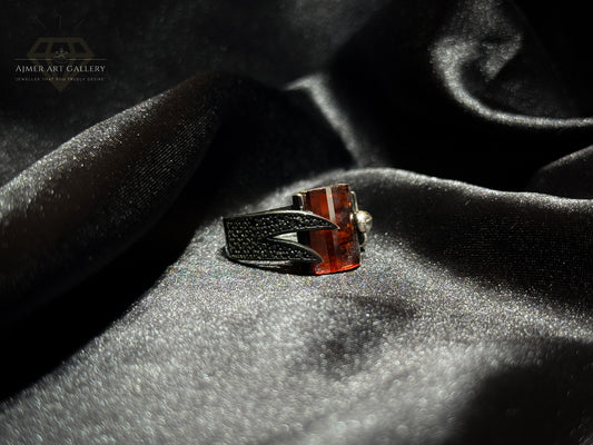 Red Diamond Zulfiqar Ring