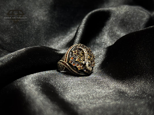 Zulfiqar Engraved Ring