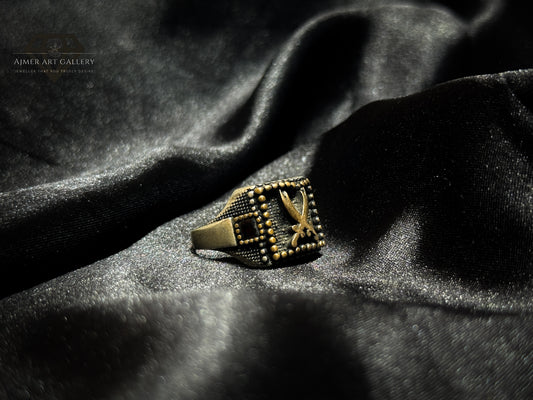 Zulfiqar Engraved Ring