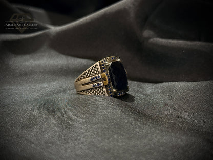 Black Aqeeq Ring