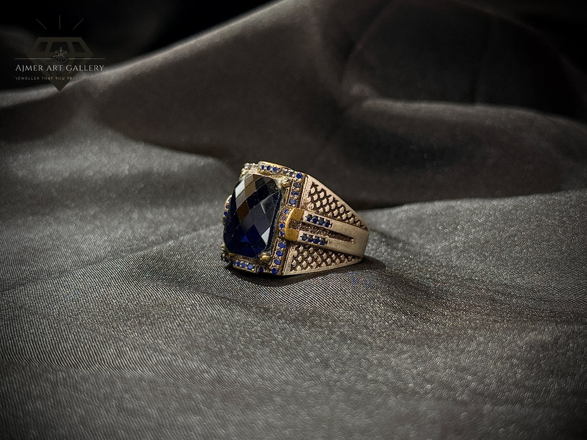 Black Aqeeq Ring