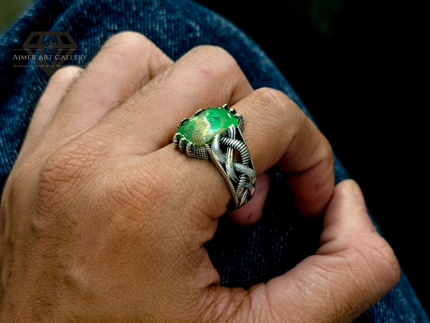 Hussaini Feroza / Turquoise Ring For Men
