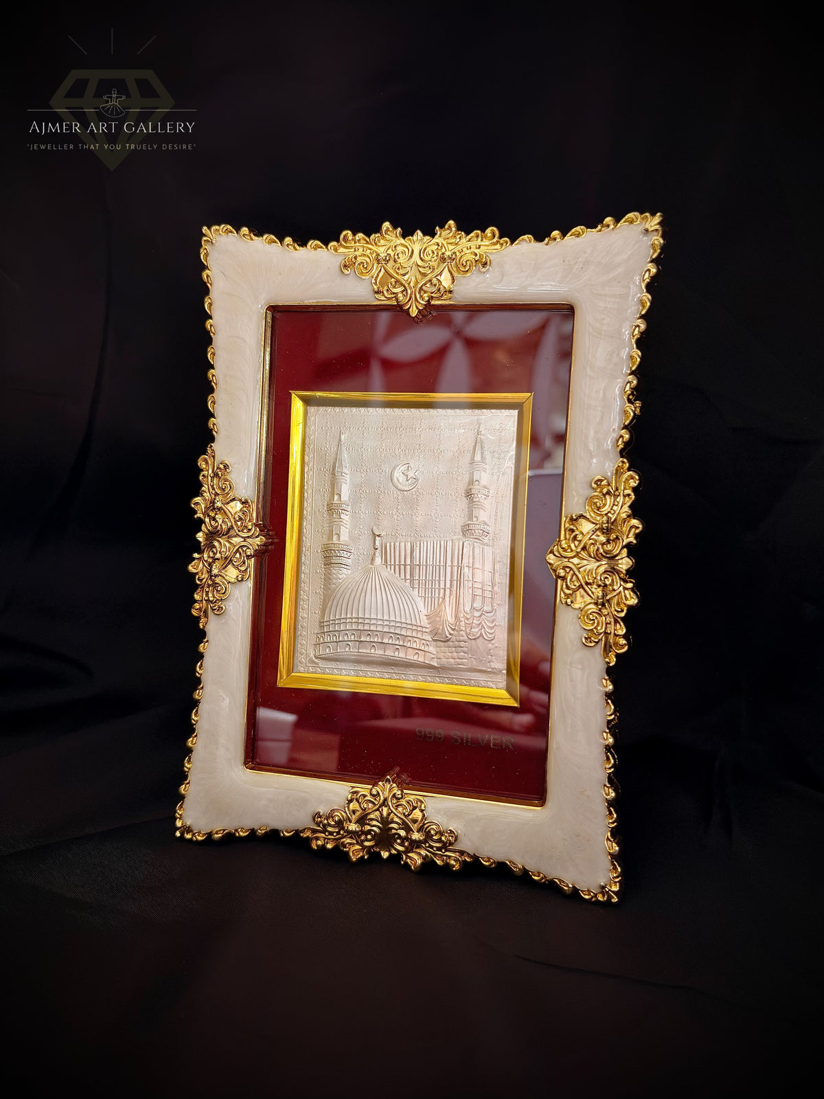 Table Frame in Silver