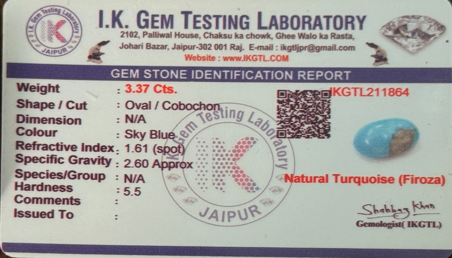 Natural Turqoise Firoza