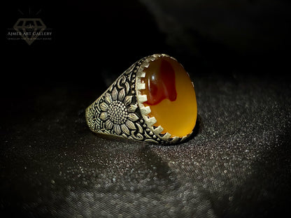 Yamni Aqeeq Ring