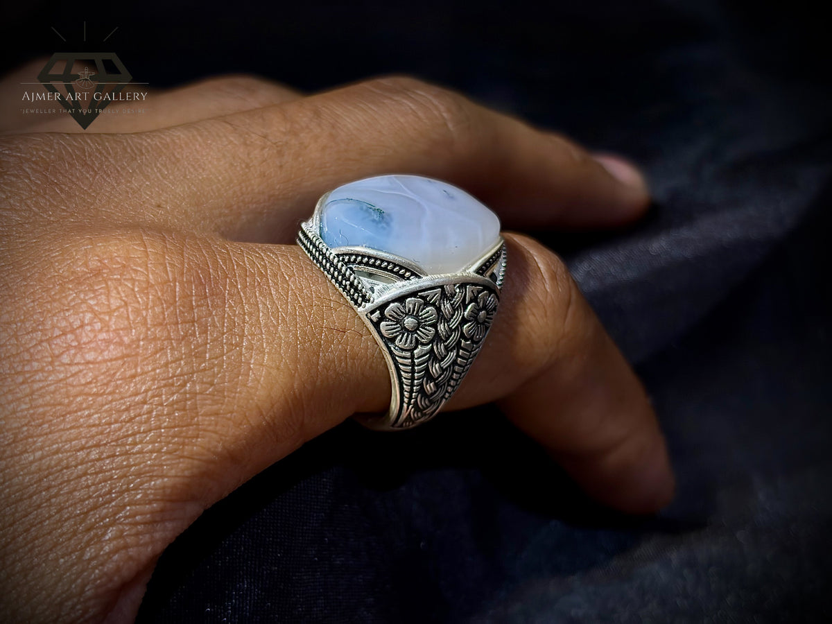 Yemeni Aqeeq Ring