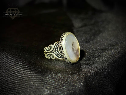 Yamni Aqeeq Ring