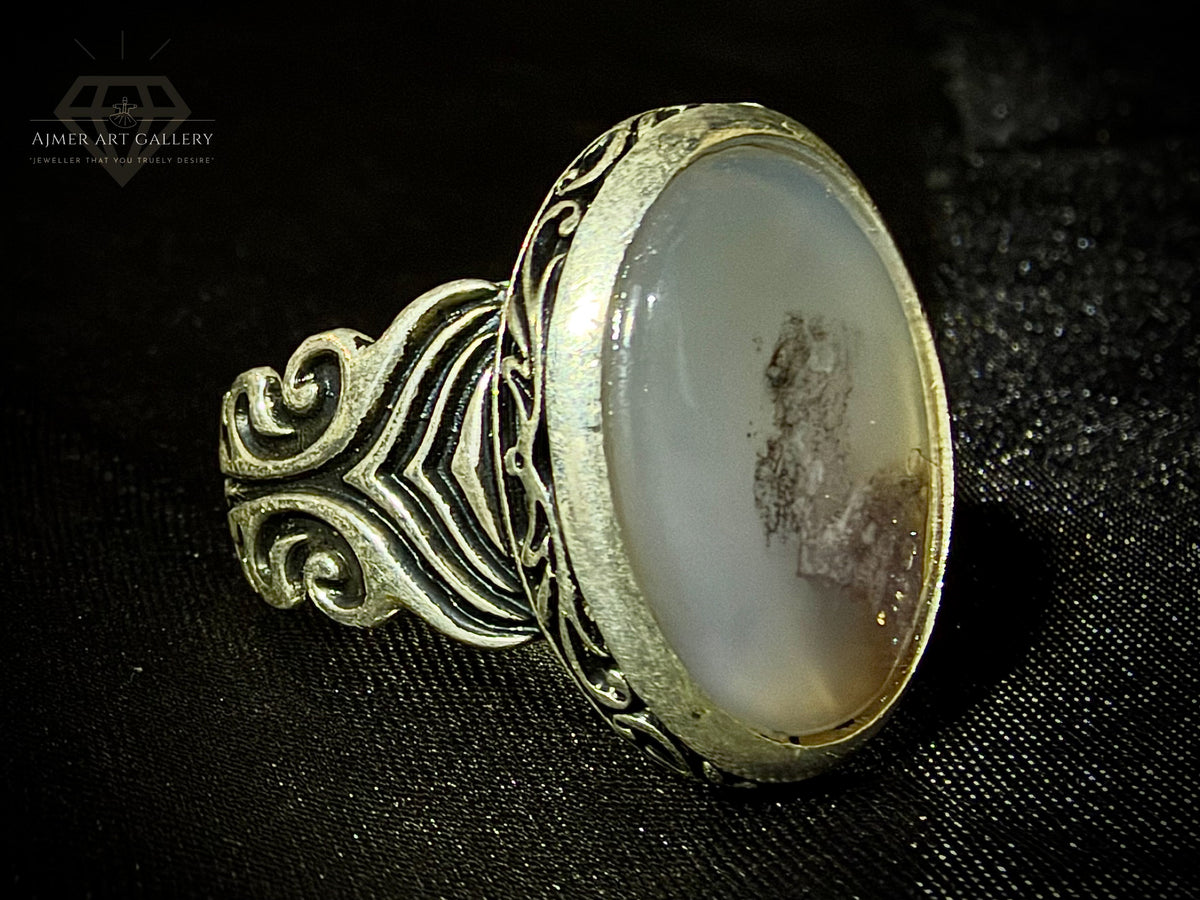 Yamni Aqeeq Ring