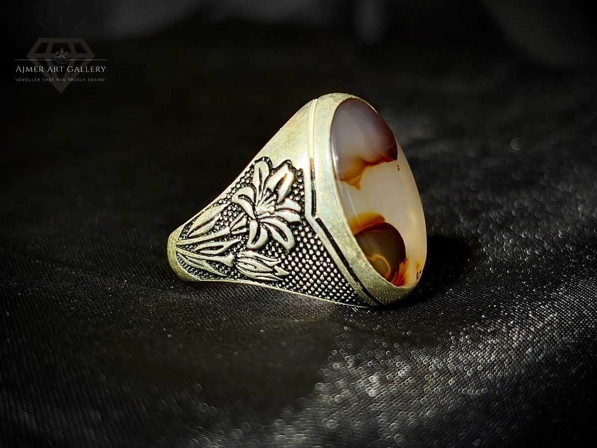 Yemeni Aqeeq Ring