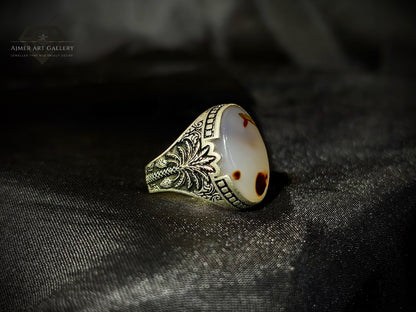 Yamni Aqeeq Ring