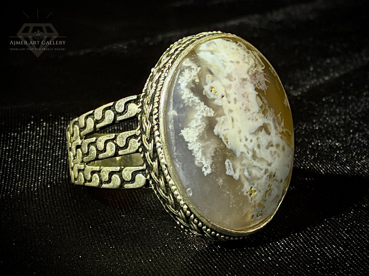 Yamni Aqeeq Ring