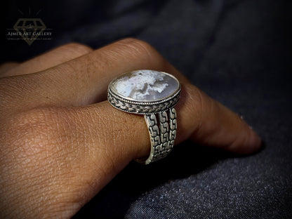Yamni Aqeeq Ring
