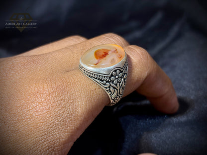 Yamni Aqeeq Ring