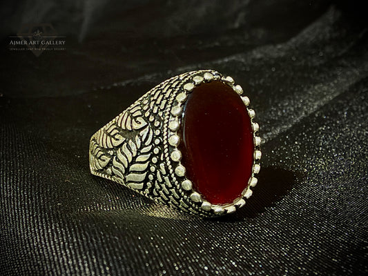 Yamni Aqeeq Ring