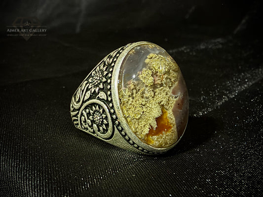 Yamni Aqeeq Ring