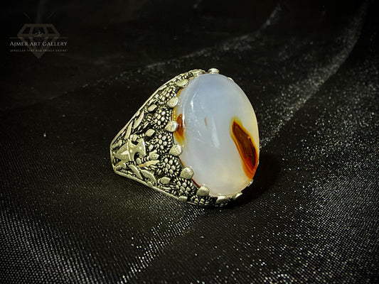 Yamni Aqeeq Ring