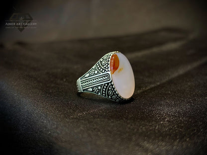 Yamni Aqeeq Ring