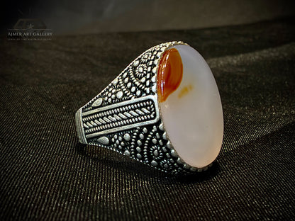 Yamni Aqeeq Ring