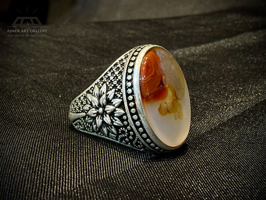 Yamni Aqeeq Ring