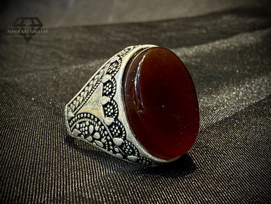 Yamni Aqeeq Ring