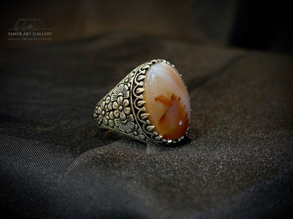 Yamni Aqeeq Ring