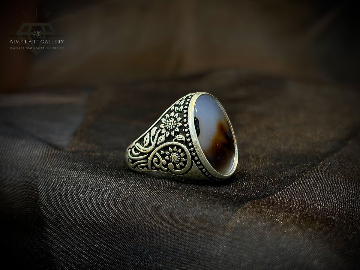 Yamni Aqeeq Ring