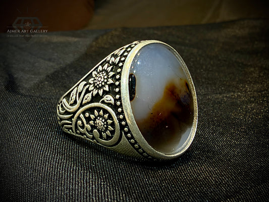 Yemeni Aqeeq Ring