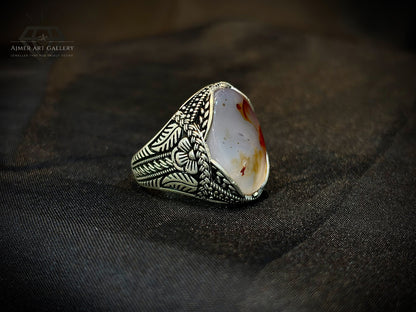 Yamni Aqeeq Ring