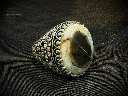 Yamni Aqeeq Ring