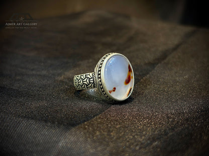 Yamni Aqeeq Ring
