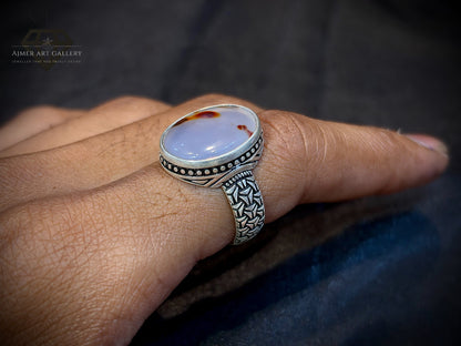 Yamni Aqeeq Ring