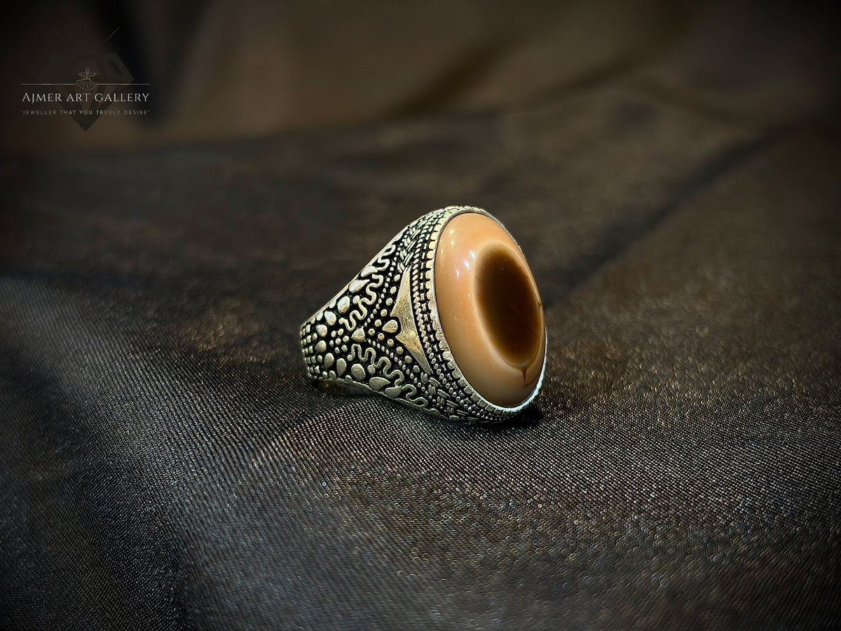 Yamni Aqeeq Ring