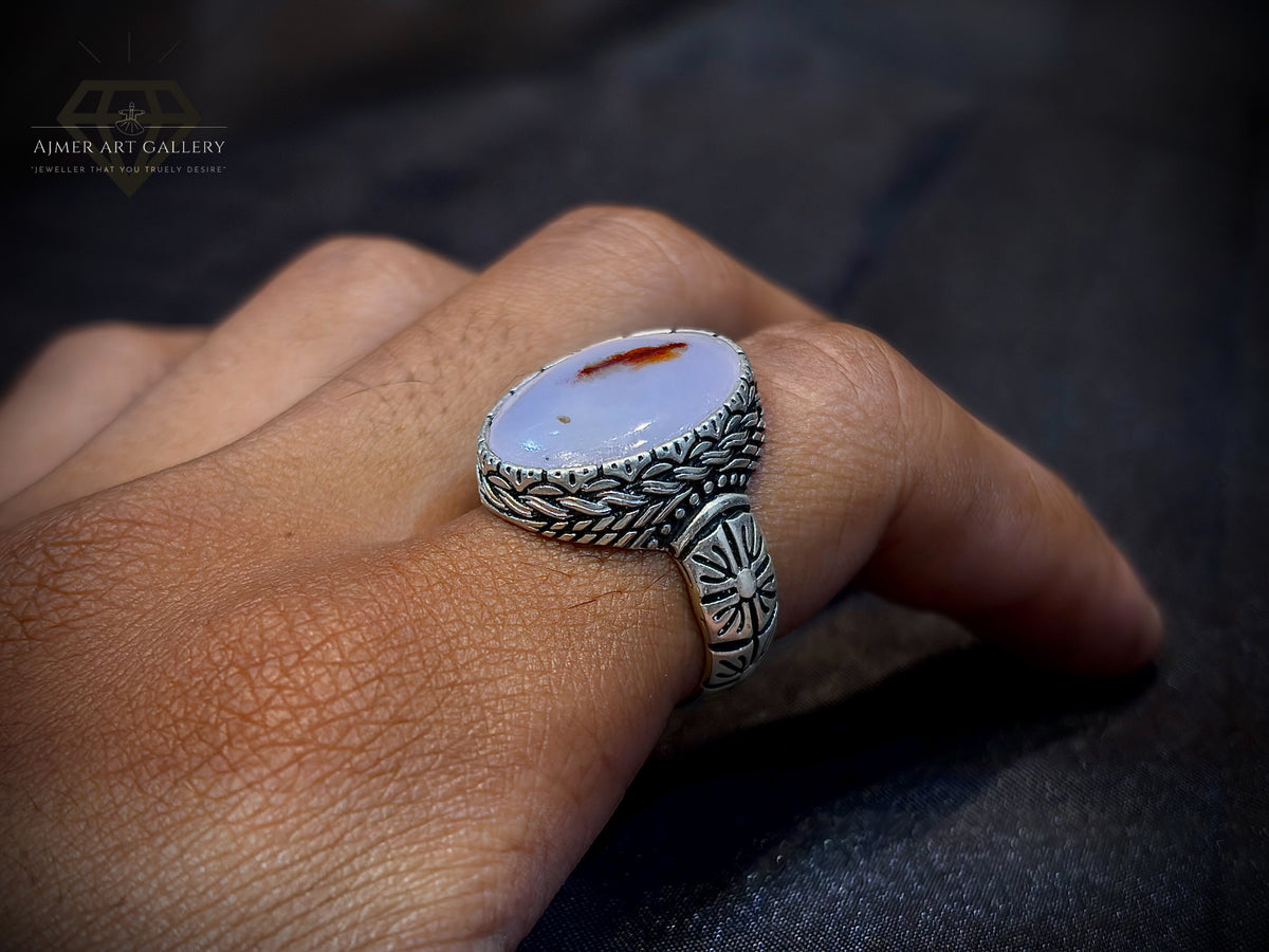 Yamni Aqeeq Ring