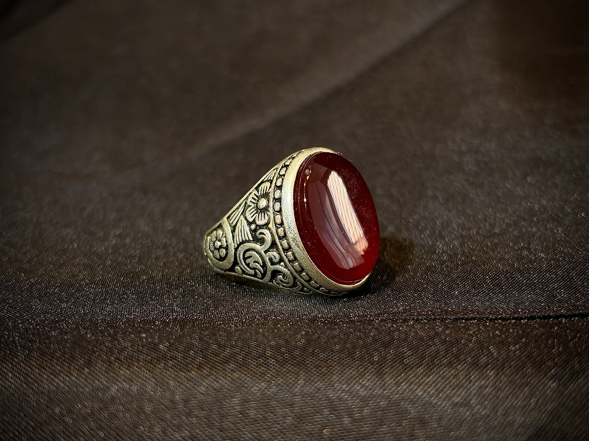 Yemeni Aqeeq Ring