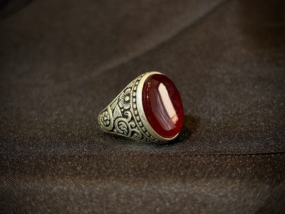 Yemeni Aqeeq Ring