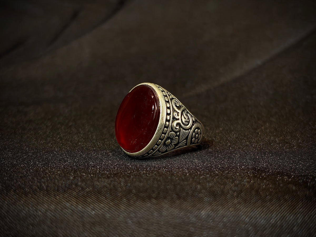 Yemeni Aqeeq Ring