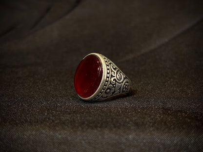 Yemeni Aqeeq Ring
