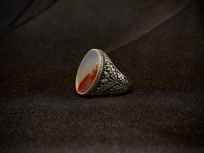Yemeni Aqeeq Ring