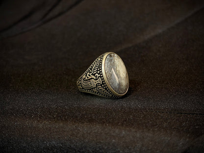 Yemeni Aqeeq Ring