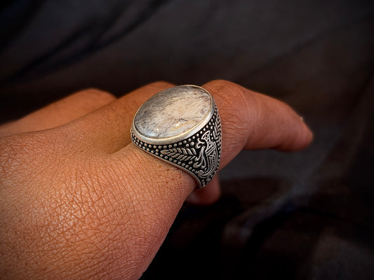 Yemeni Aqeeq Ring