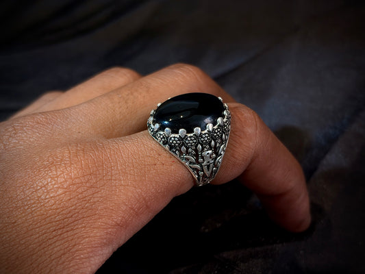 Yemeni Aqeeq Ring