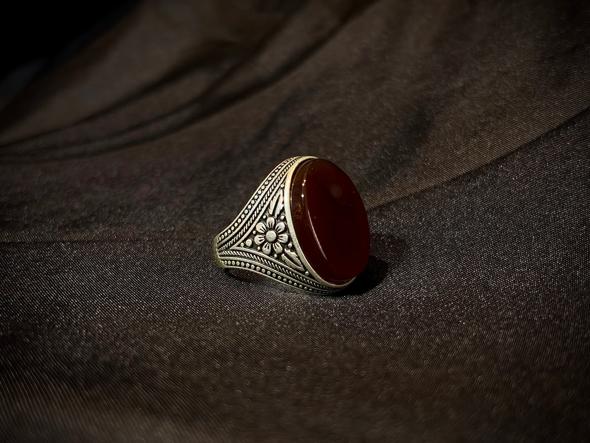 Yemeni Aqeeq Ring