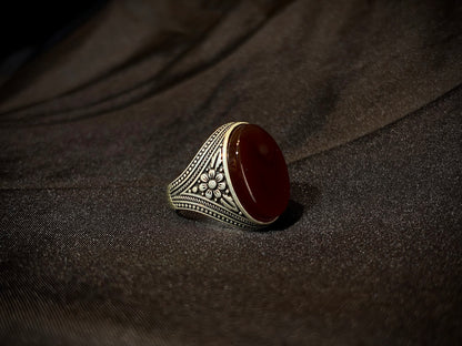 Yemeni Aqeeq Ring