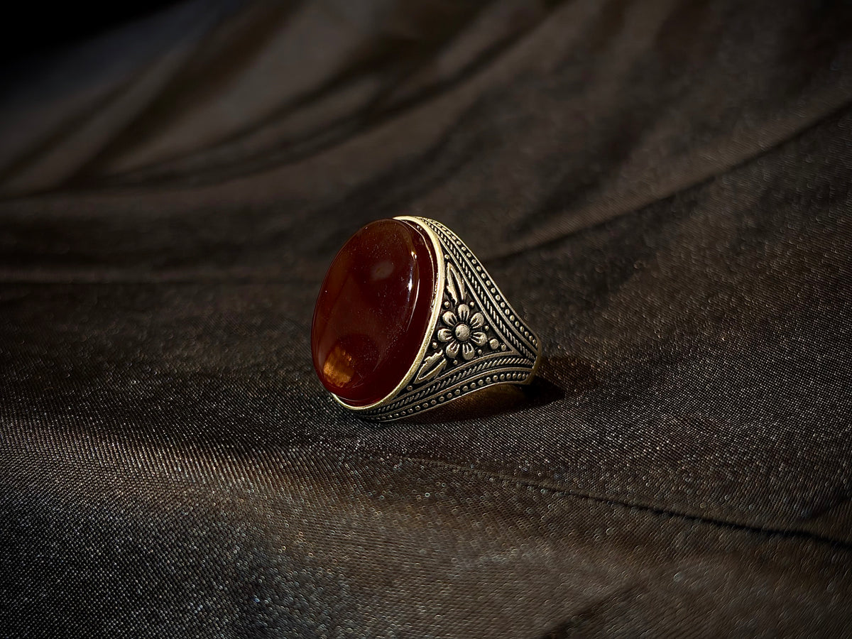 Yemeni Aqeeq Ring