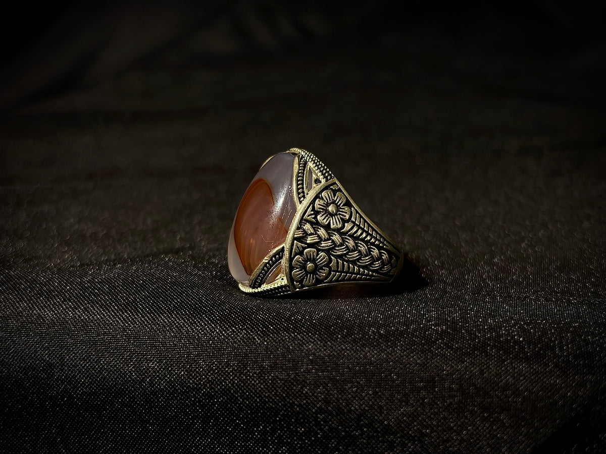 Yemeni Aqeeq Ring