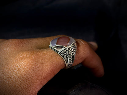 Yemeni Aqeeq Ring