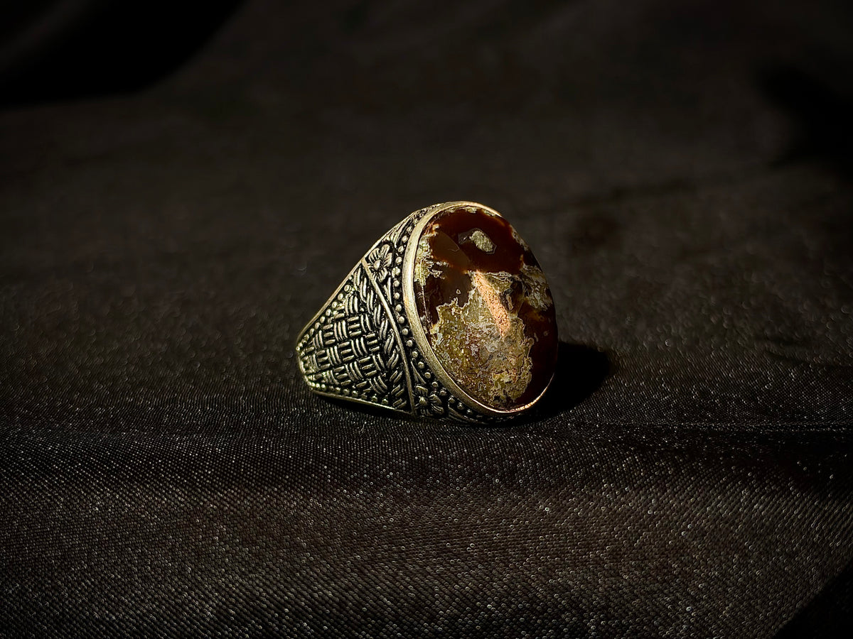 Yemeni Aqeeq Ring