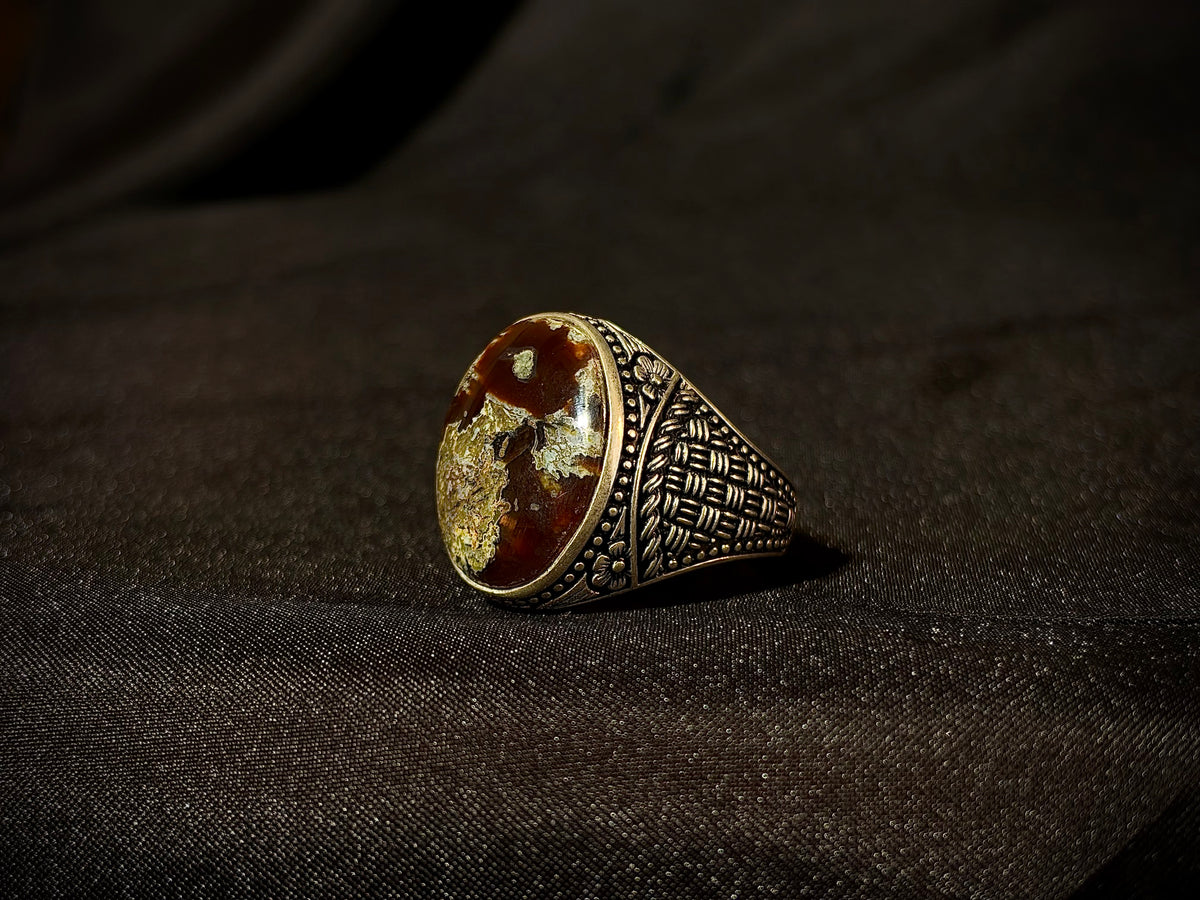 Yemeni Aqeeq Ring