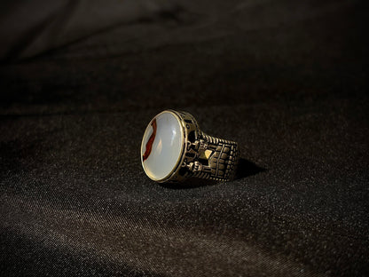 Yemeni Aqeeq Ring